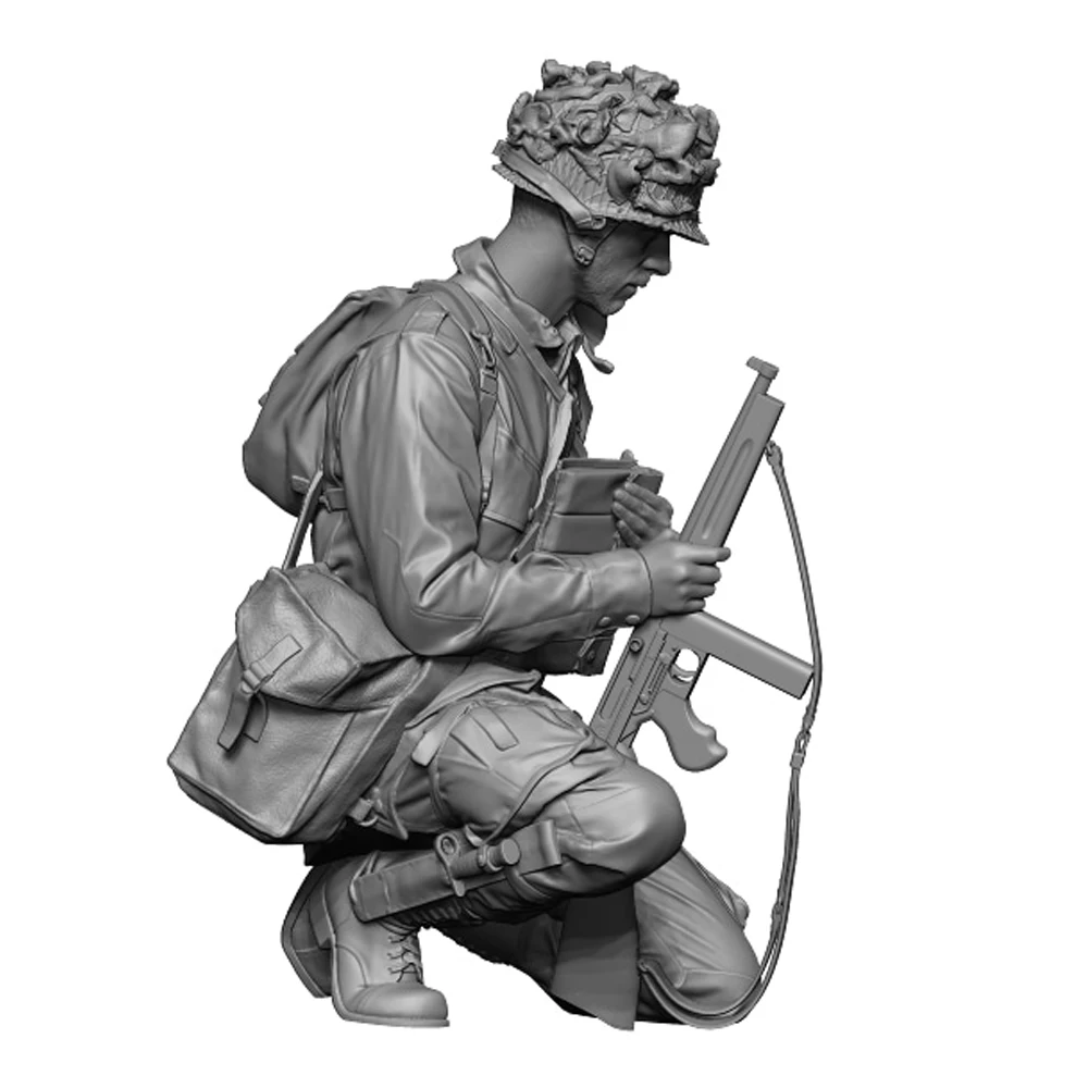 1/35 WW2 US Soldiers, Resin Model figure soldier, WWII Military themes, Unassembled and unpainted kit