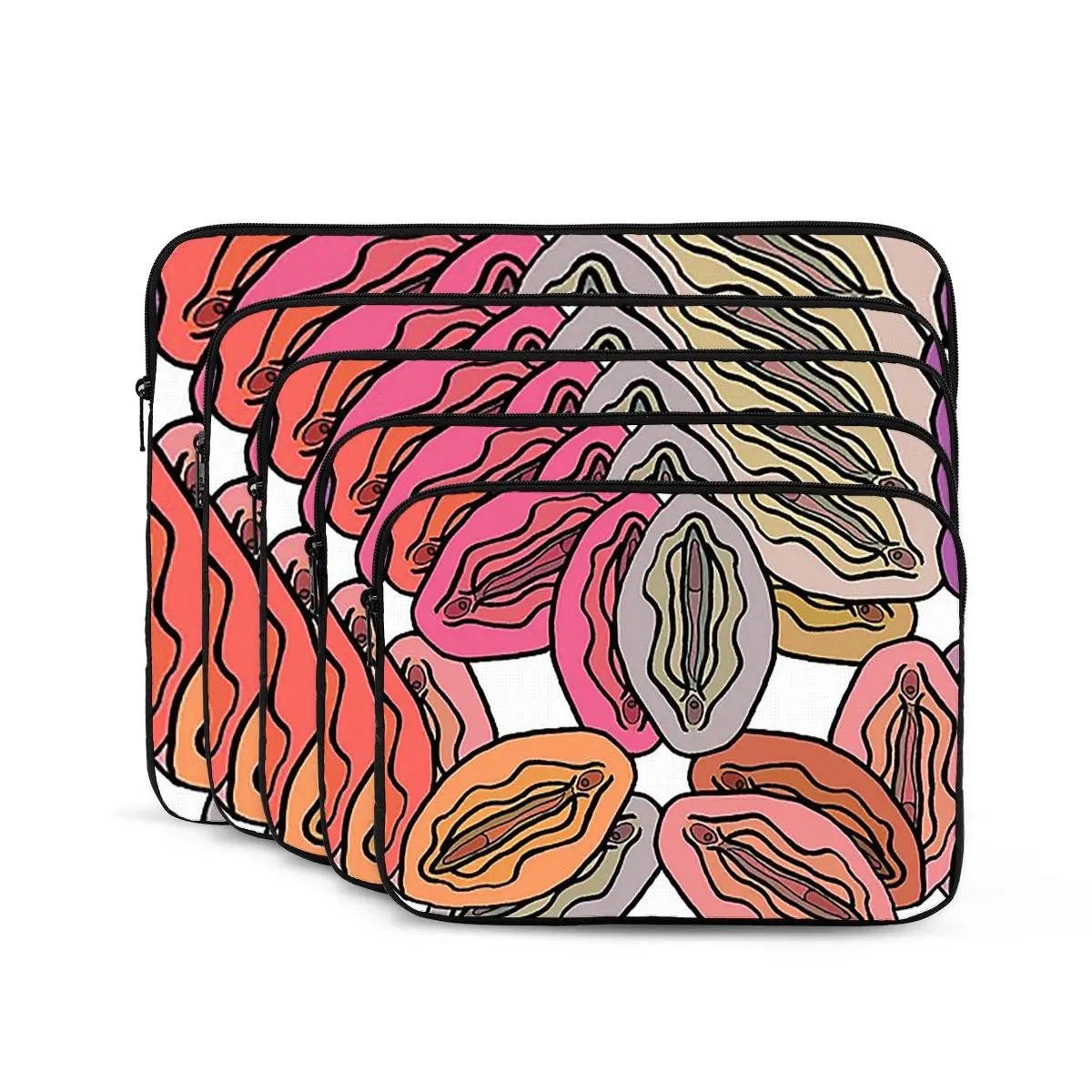 

Сумка для ноутбука Vulva с ярким узором, чехол для Macbook Air Pro, противоударный чехол для планшета