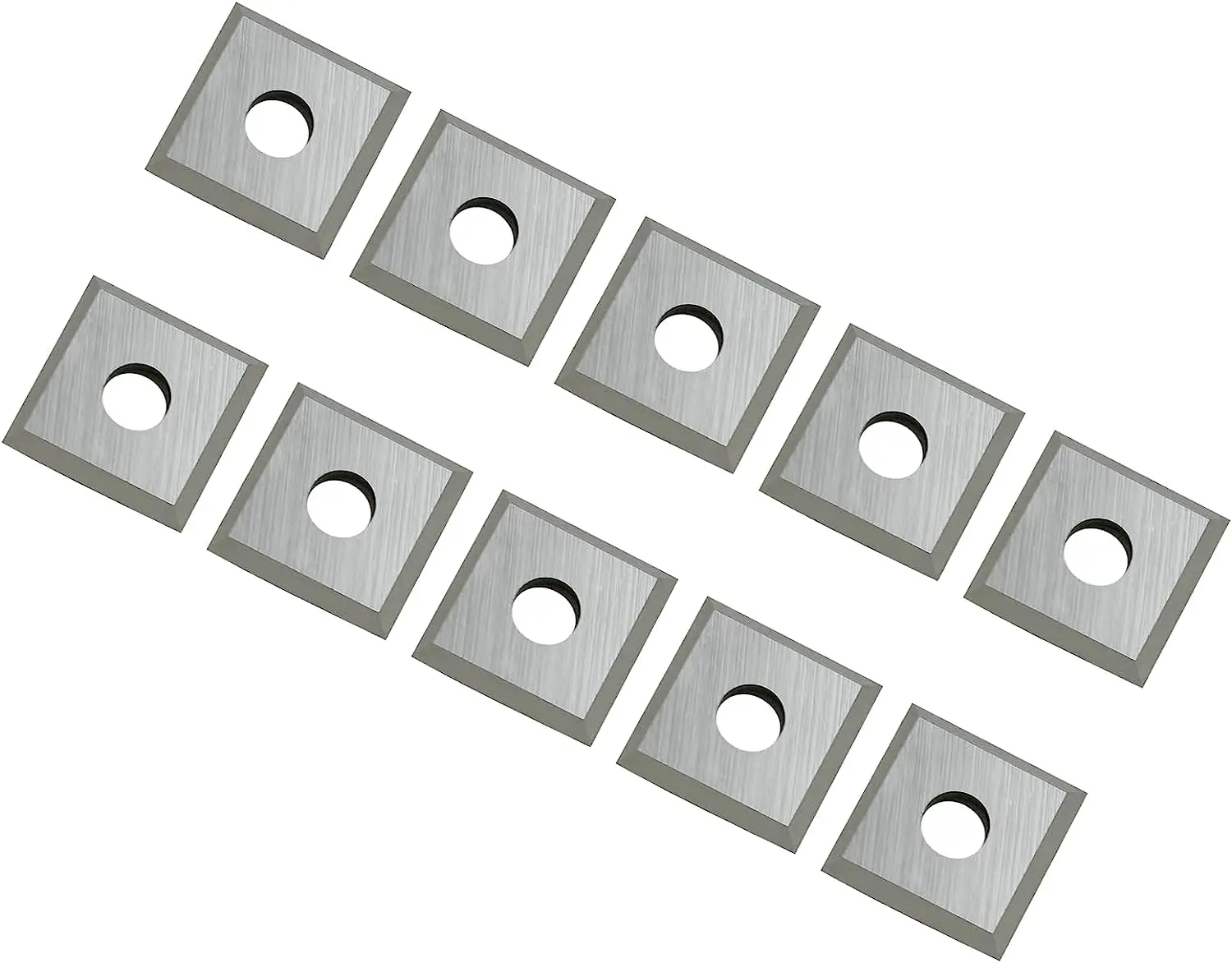 FOXBC 10pcs 12mm Square Carbide Inserts 12x12x1.5mm for Amana, BINSTAK Spoilboard Surfacing Router Bit