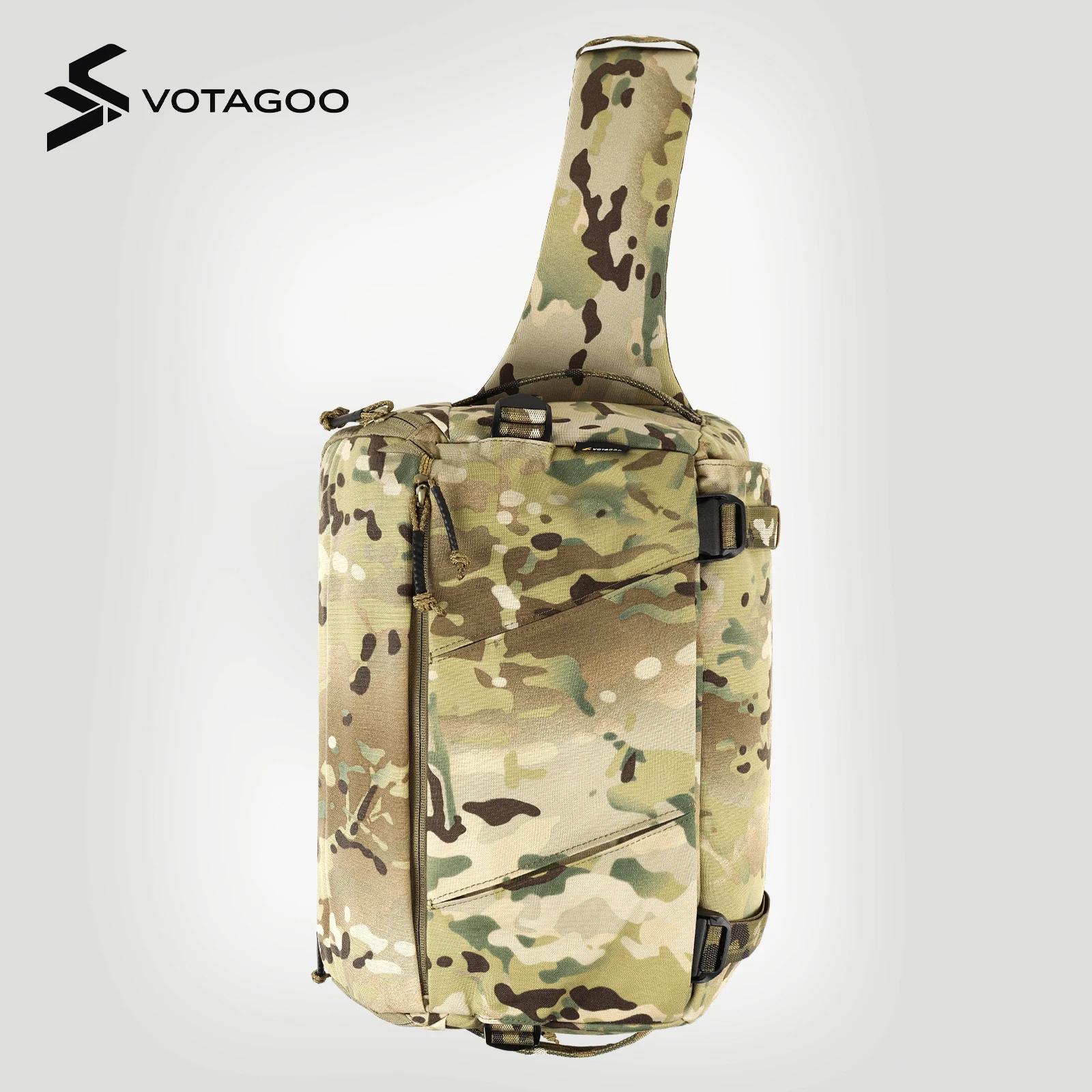 

VOTAGOO 13L Tactical Sling Bag - CCW Concealed Carry Military Backpack, EDC Lightweight Crossbody Shoulder Pack for Men & Women