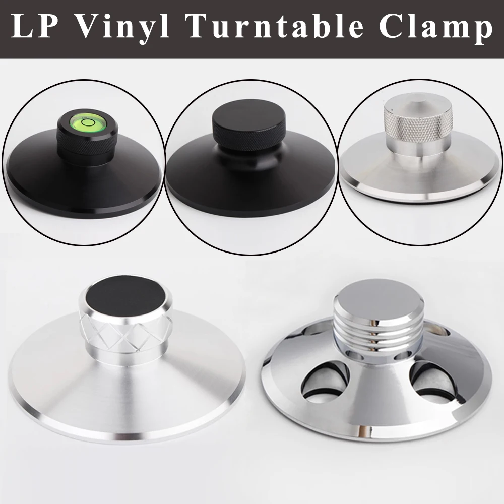 

Record Weight Balanced Disc Stabilizer Vinyl Turntable Clamp Aluminum Vibration Reducer for LP Record Weight Player Accessories