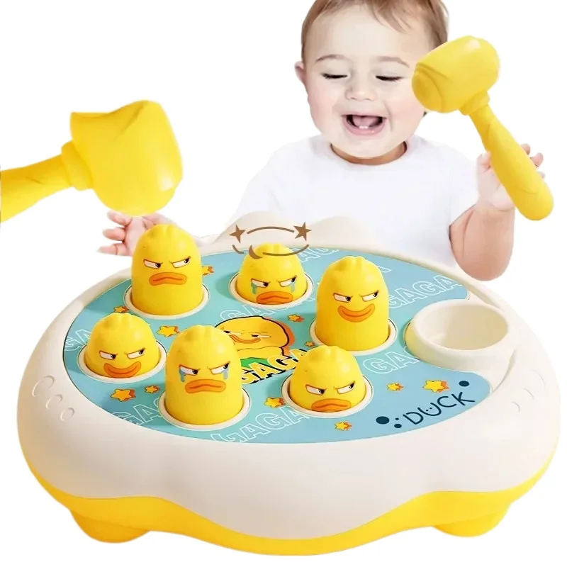 

Cartoon Montessori Infant and Child Education Birthday Gift Animal Theme Knocking Game Parent Child Board Game