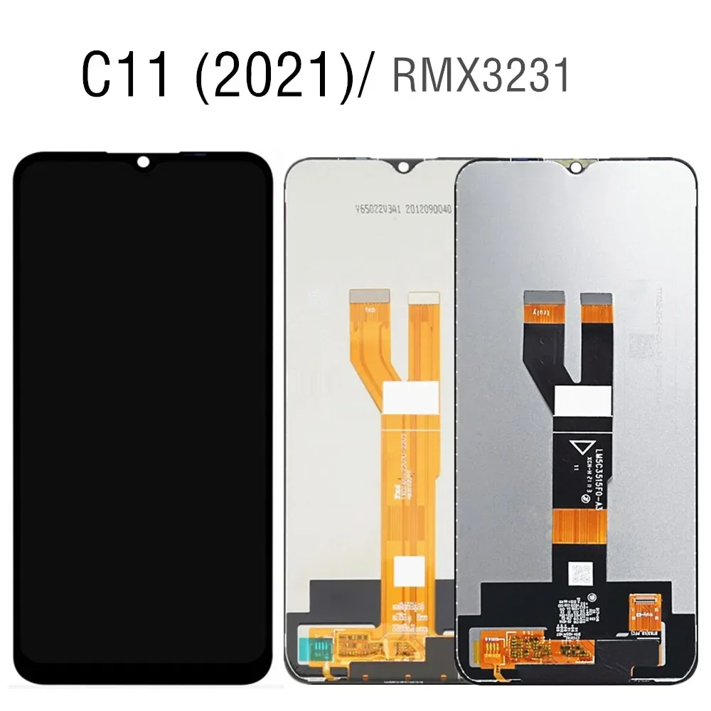 For Realme C11 2021 RMX3231 LCD Display Touch Screen Digitizer Assembly Replacement For Realme C11 RMX2185 Screen