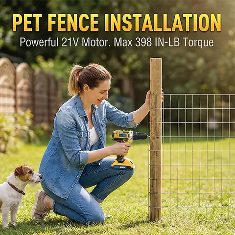 Lithium Battery Powered Electric Screwdriver Electric Hand Drill Electric Impact Drill Combo Set Multi‑Function Power Tool Kit for Home DIY  | Men's gift