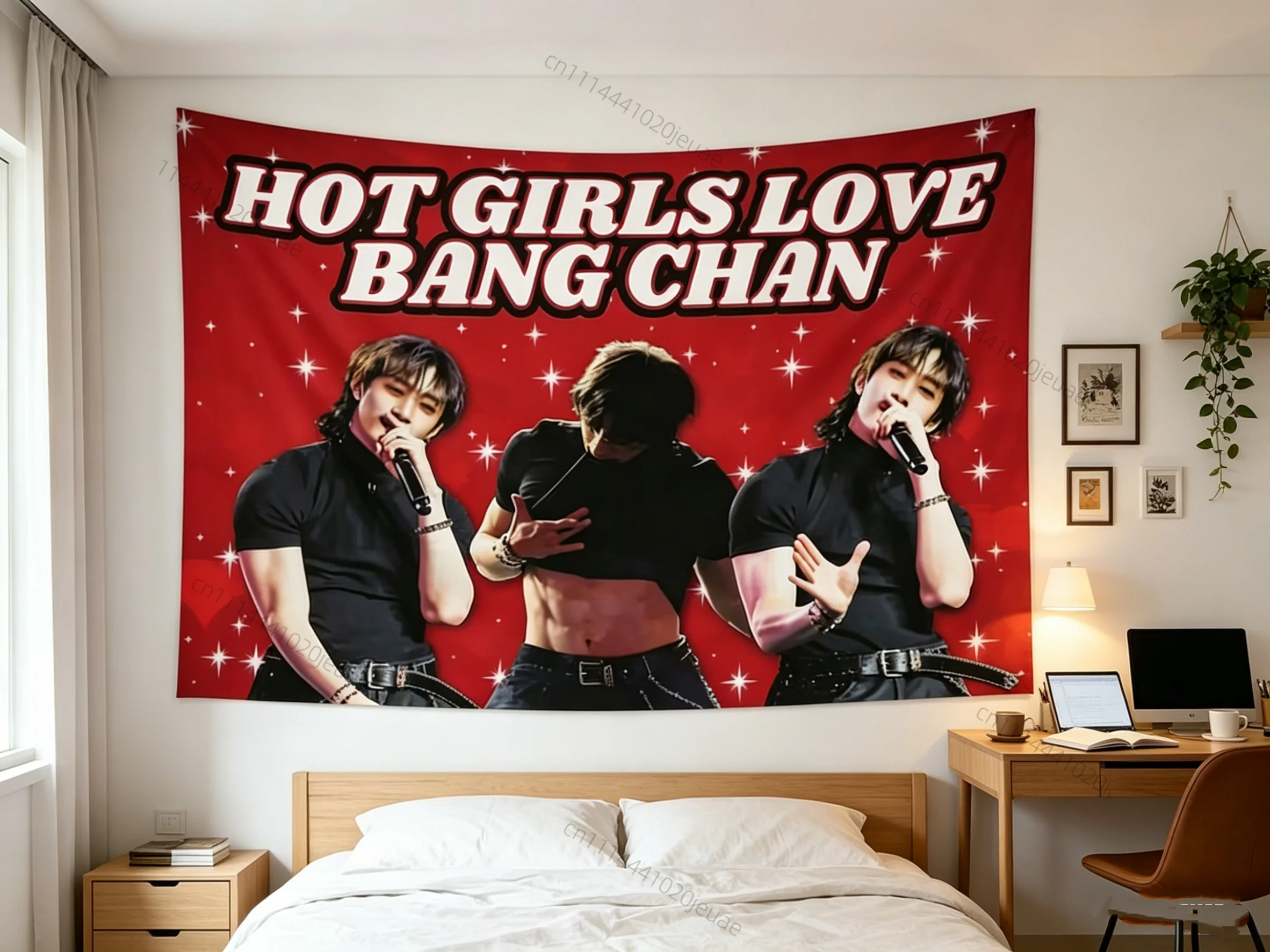 90X150Cm Singer Tapestry K-ki-ss-band Music Band Flag Wall Hanging Tapestry Room Decor Bedroom Background Cloth Wall Art Decor