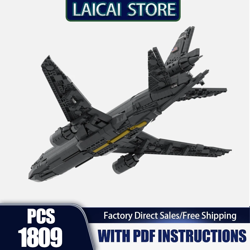 

Military Aircraft Model Building Bricks KC-10 Extender Airplane Model ocTechnology Modular Block Christmas DIY Toy Holiday Gifts