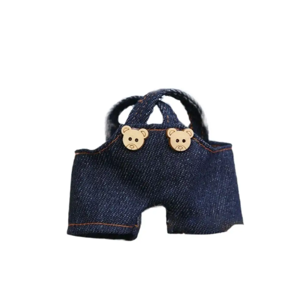 Trendy DIY Dress Up 20cm Cotton Doll Clothes Kids Toys Toy Gift 1/8 22cm BJD Doll Clothes Cotton Doll Jean Overalls for Doll Dog