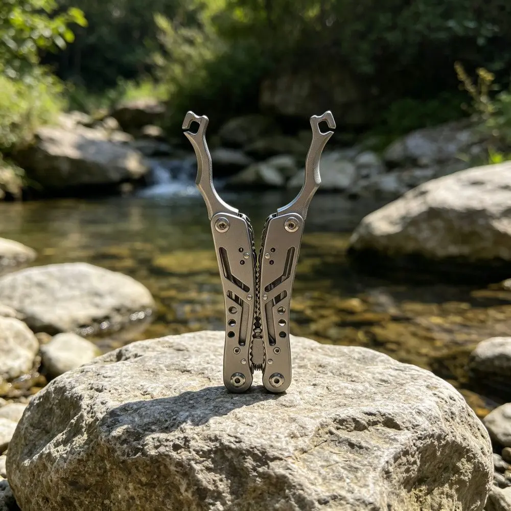 Outdoor Portable EDC Multifunctional Folding Combination Tool Pliers, Car Emergency Hunnting Tool