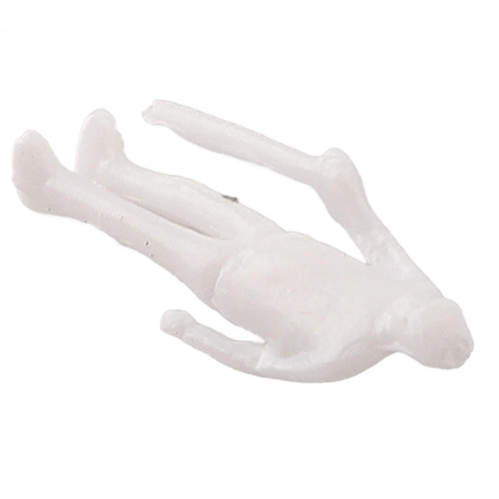 

100*Scale Model Miniature White Figures 1:75 Scale OO Gauge 00 Model Railway Unpainted Figures People -Pack Of 100