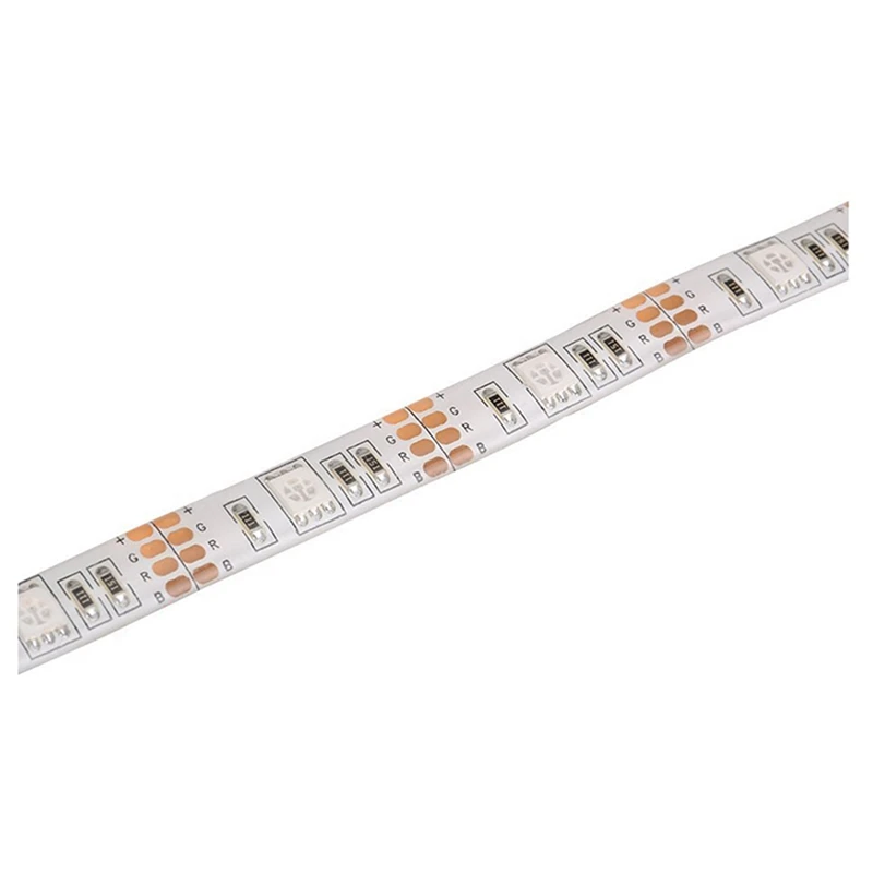 New-3X RGB Flexible LED Light Strip Waterproof IP65 15Leds DC5V With Controller Battery-Powered, LED Tape, (0.5M)