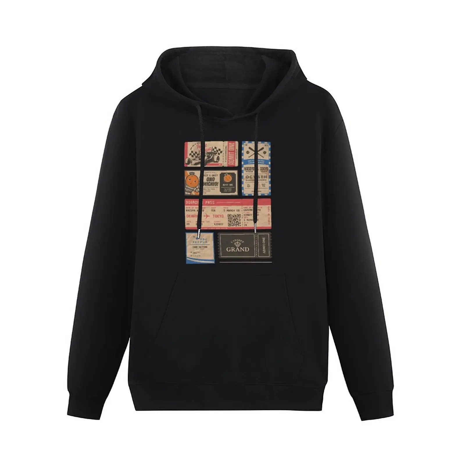 vintage tickets (yakuza / ryu ga gotoku) Pullover Hoodie winter clothes autumn jacket men new in hoodies