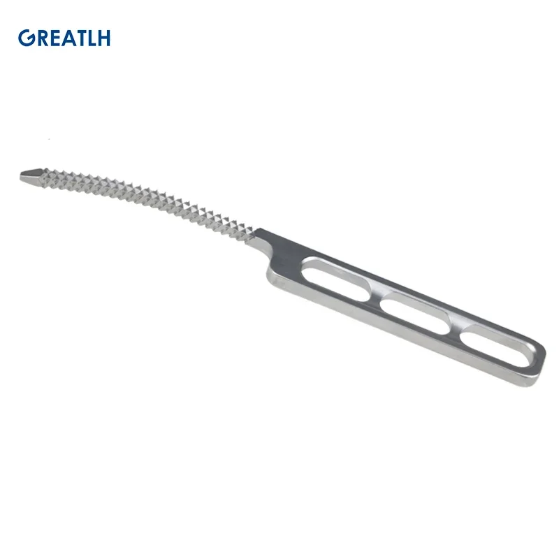 1pcs Bone Rasp Bone File Trochlea Rasp Orthopedic Surgery Instrument Stainless Steel pet