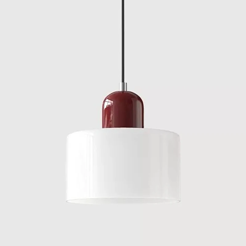 Scandinavische moderne glazen slaapkamer nachtkastje lange lijn kleine kroonluchter restaurant bar kroonluchter eenvoudige verlichting sfeerlamp E27