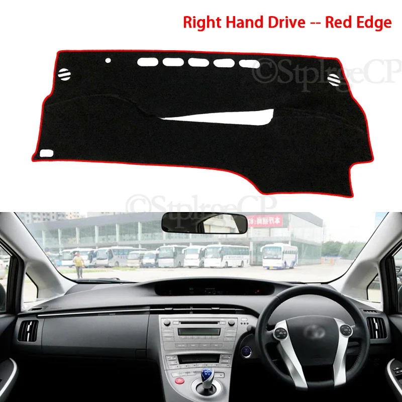 Anti-Slip Mat Dashboard Cover Pad Sunshade Dashmat Carpet Car Accessories XW30 2011 2012 2013 2014 for Toyota Prius 30 2010~2015