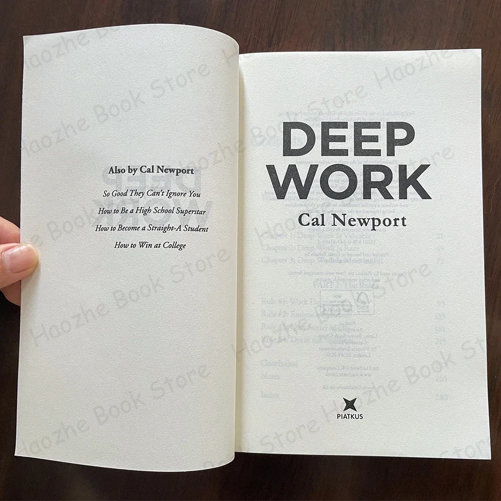 Deep Work: Rules for Focused Success in a Distracted World by Cal Newport, Leadership & Motivation English Book Paperback