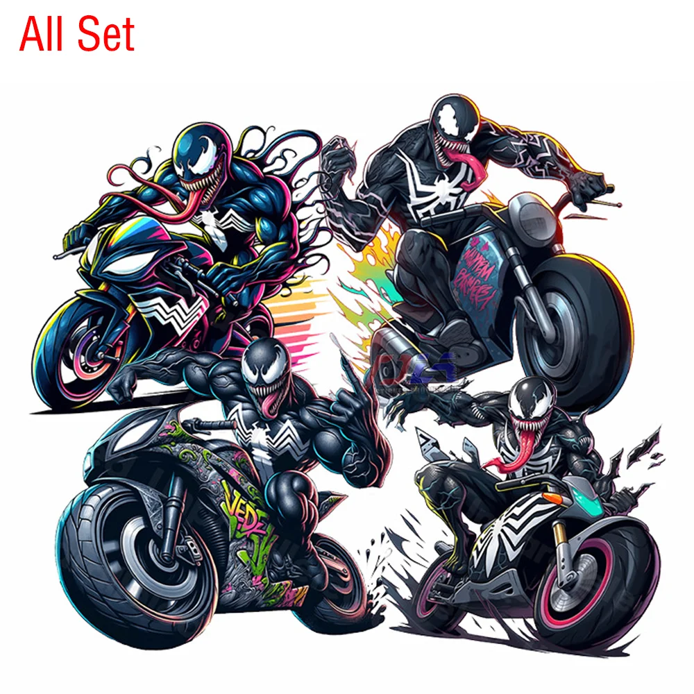 For Venom Sticker KTM VOGE Kawasaki CFMOTO Aprilia Suzuki Ducati Honda Yamaha Motorcycle Accessories Helmet Electric Car Scooter