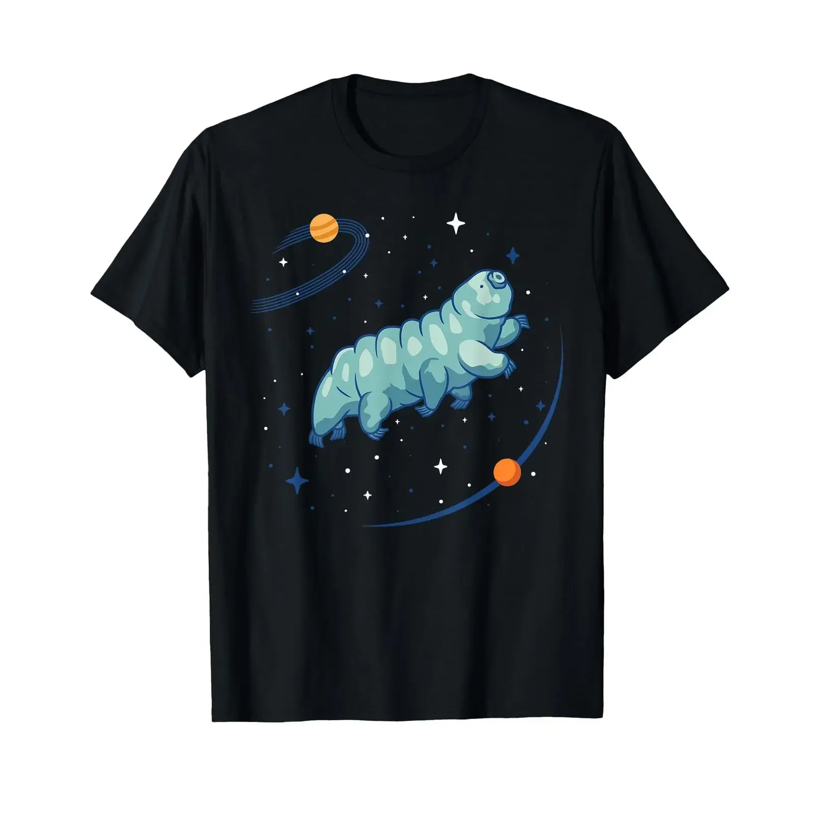 Tardigrades in space microbiologist tardigrade T shirt vintage Washed Unisex Versatile fashion Slightly Casual designer clothes