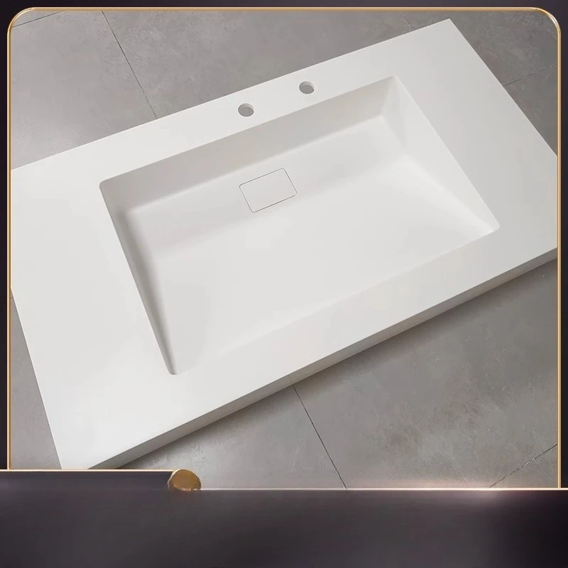 

Integrated basin countertop bathroom wall-mounted washbasin bathroom washbasin