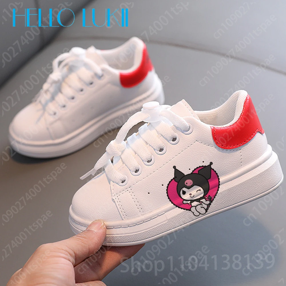 Kuromi shoes Girls boys baby Soft shoes Fashion Children Sneakers Cartoon Student Running Casual Sports Shoes Christmas Gift