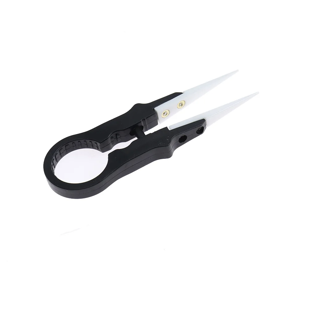 Ceramic Insulation Tweezers Anti Static Forceps High Temperature Resistance Multifunctional