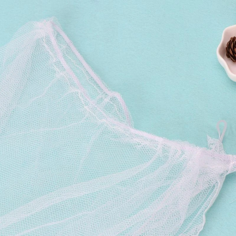 شبكة ناموسية للأطفال J15U لعربة الأطفال، شبكة ناموسية متينة قابلة للتمدد وقابلة للتنفس، شبكة بيضاء مرئية قابلة للتنفس #2