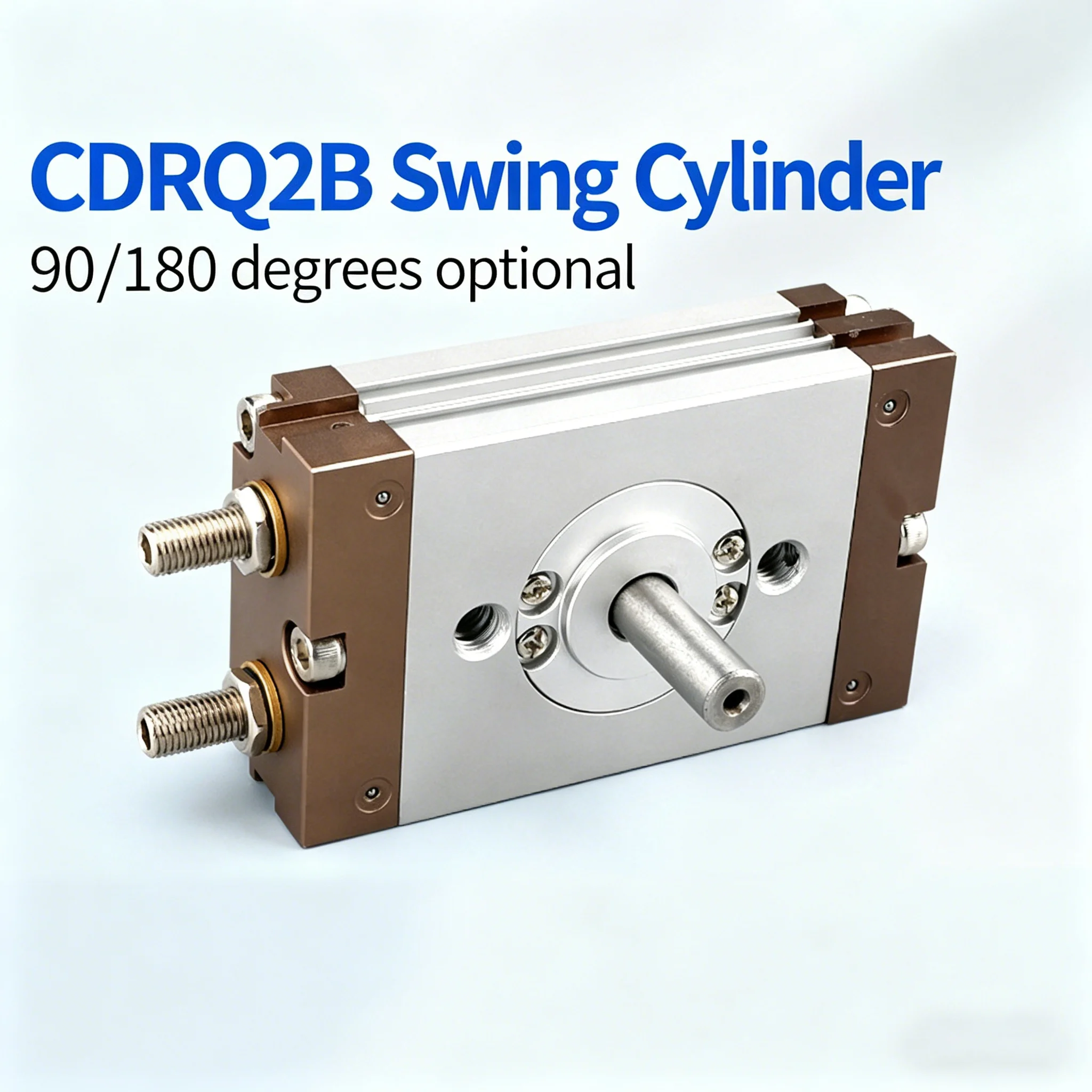 

CDRQ2BS10-90 CDRQ2BS10-180 CDRQ2BS Thin Rotary Oscillating Cylinder Rotates 90 Degrees and 180 Degrees