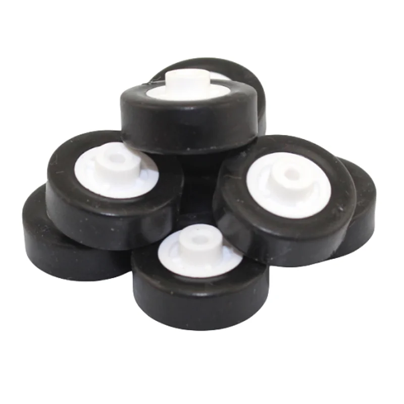 Smooth Rubber Wheels 2 * 18mm Mini Small Wheels Diy Steam Educational Material