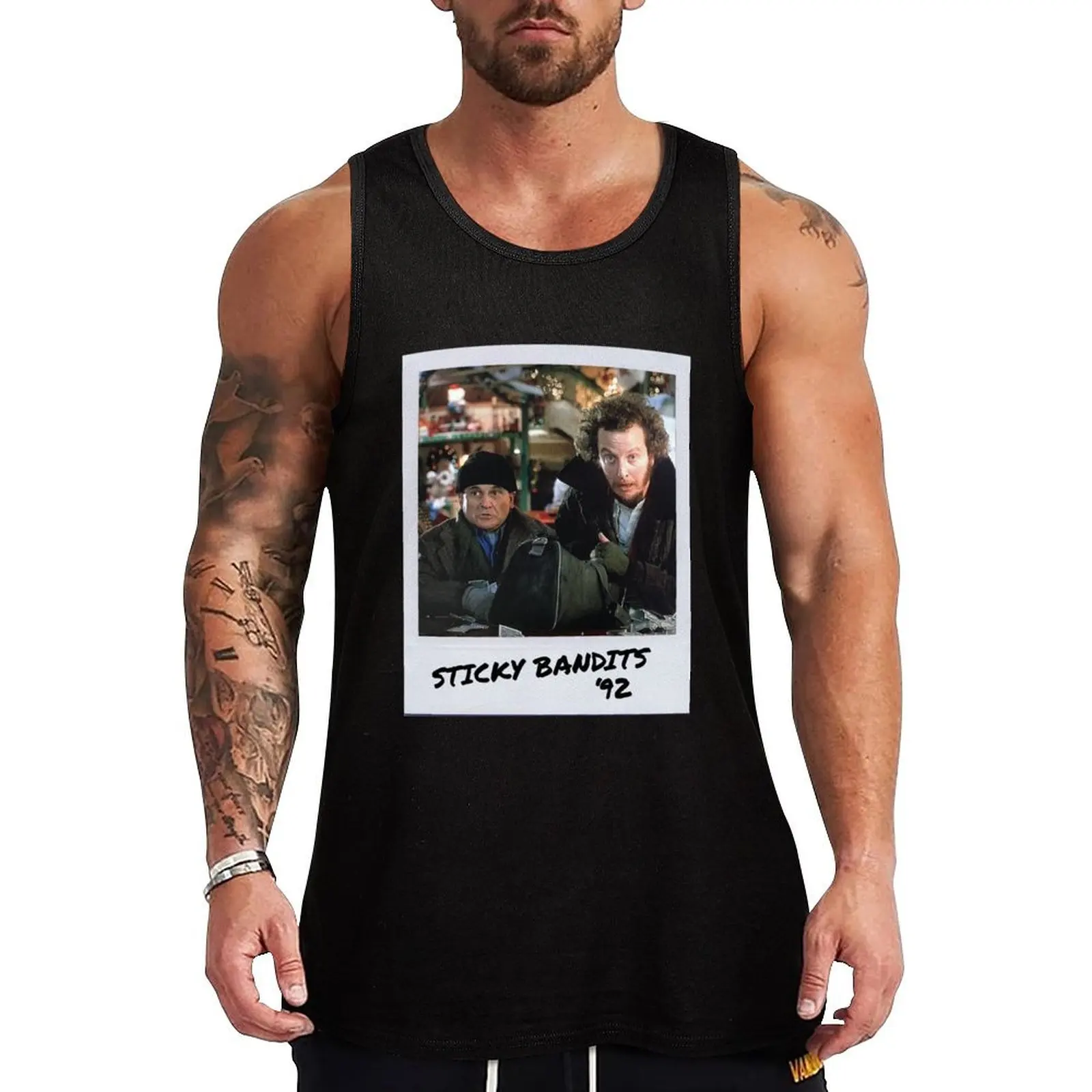 

Sticky Bandits Tank Top Everyday Basic Tank Top Comfort Cotton Undershirt