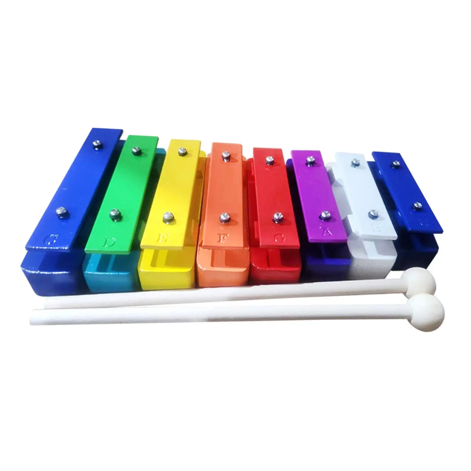 Xilófono de habilidades motoras finas para niños y niñas, Glockenspiel, 8 notas