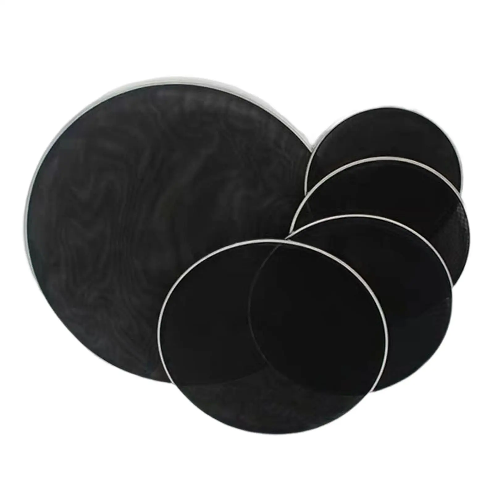 

5 штук бесшумных плашек для барабанов, прочные, двухслойные, снижают громкость