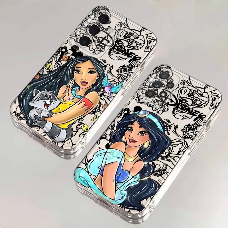 Чехол для Samsung Galaxy A71 A52s A21s A52 A72 A31 A51 A50 A16 A32 A12, мягкий чехол для телефона Disney Princess Cute Чехол для Samsung Galaxy A71 A52s A21s A52 A72 A31 A51 A50 A16 A32 A12, мягкий чехол для телефона Disney Princess Cute