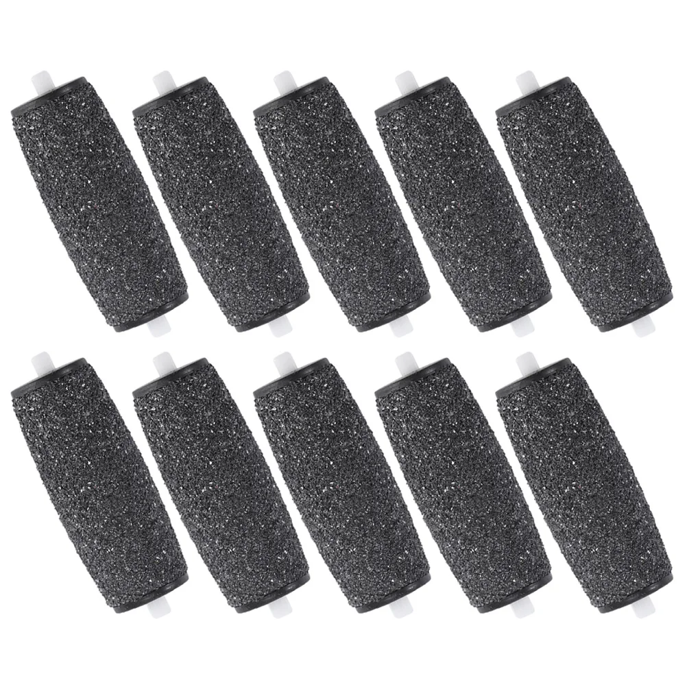 

10 Pcs Electric Foot File Replacement Heads Coarse Roller Dead Skin Remover Pedicure Supplies Nail Care Tools Roller Heads For