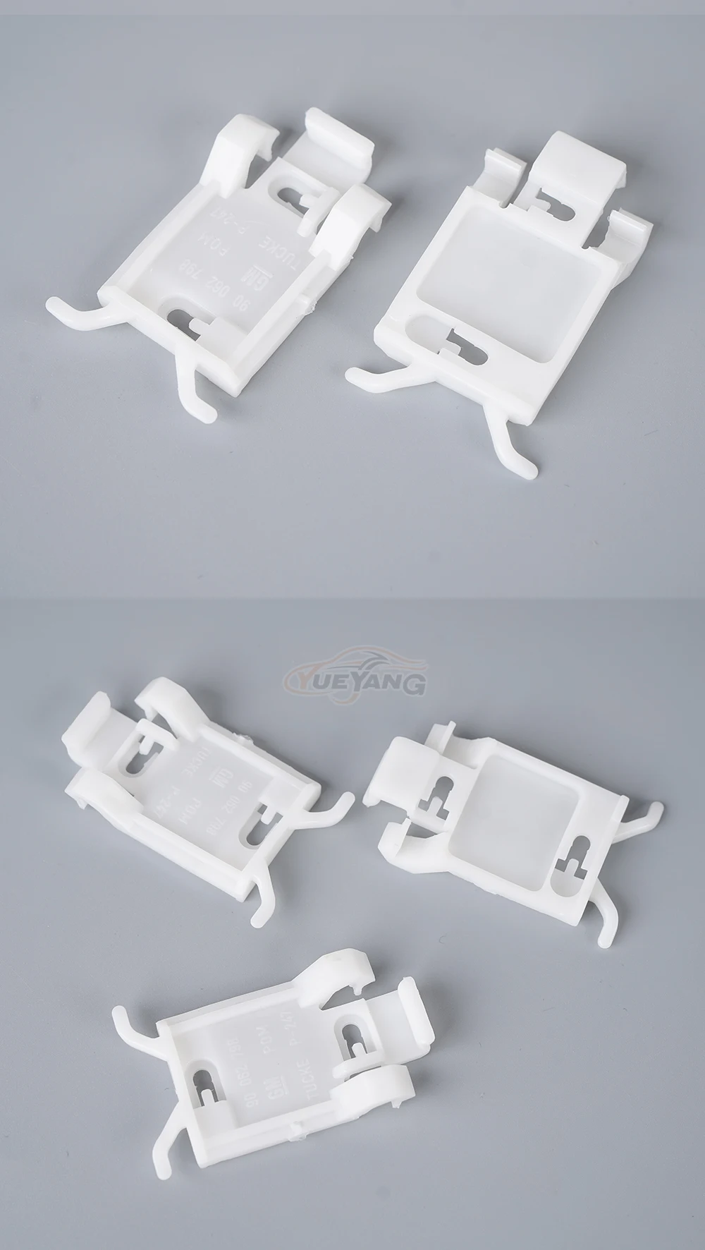 YUEYANG 90062798 Schwellen-Dekorleisten-Schnalle GM Opel Senator B Opel Omega A Auto-Tür-Dekorstreifen Seitenschweller-Clip – Detail 3