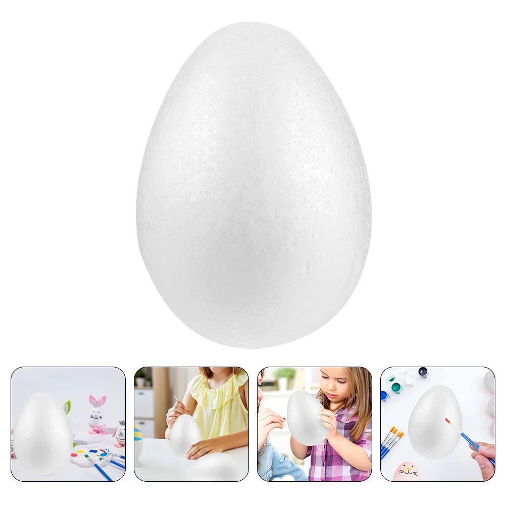 Smooth Foam Eggs for Painting Easter Decorative Artificial DIY Eater Extra Large