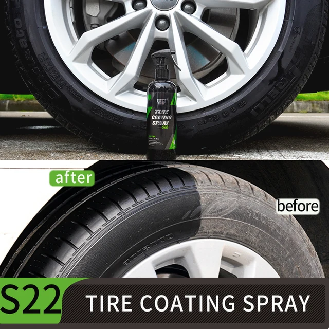 Rozjaśniacz do opon samochodowych 50ml Typ koła Spray nabłyszczający Hgkj S22 Wosk uszczelniający do opon Hydrofobowy środek czyszczący do powłok Myjnia samochodowa