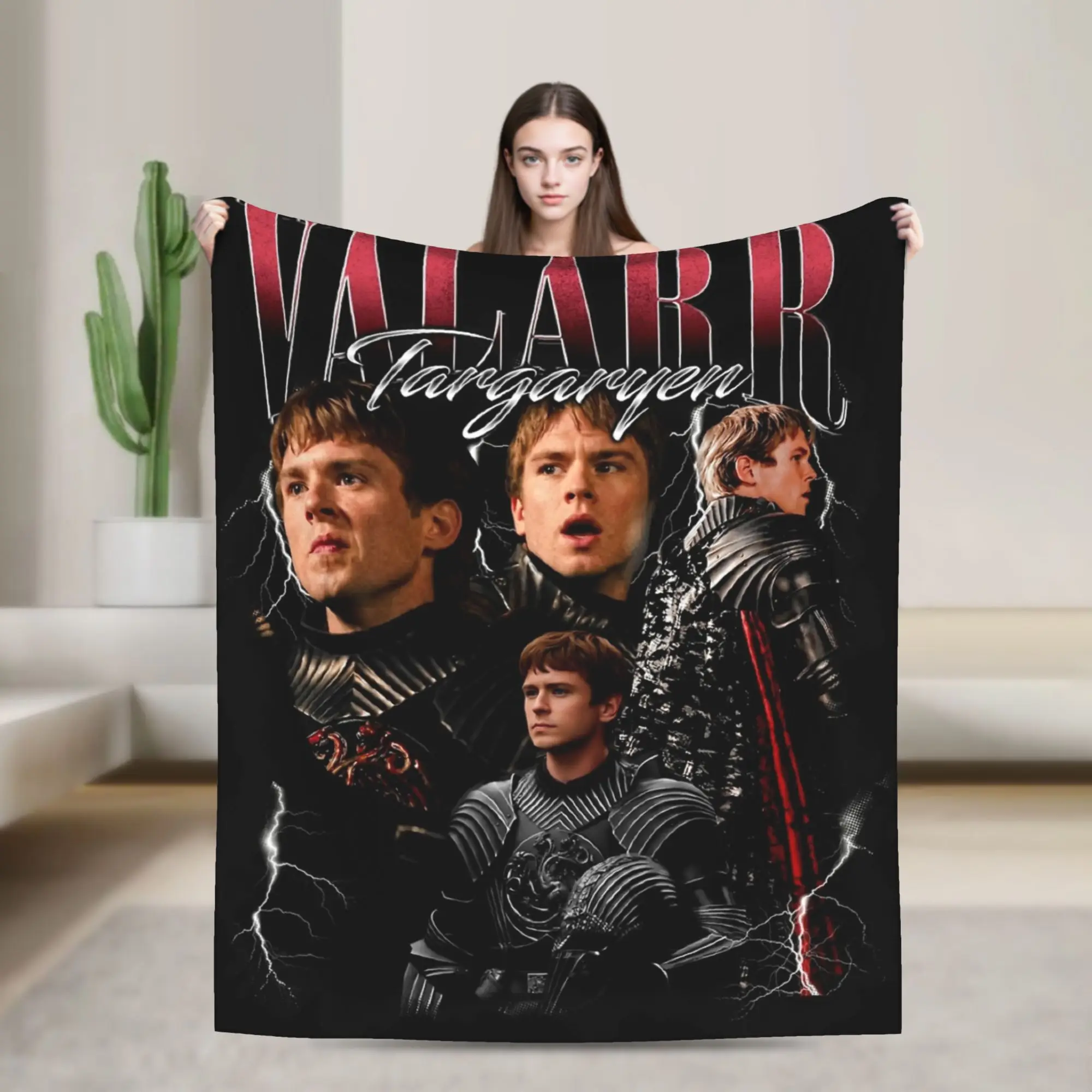 Super Soft A Knight Of The Seven Kingdoms  Throw Blanket Premium Fleece Flannel Lightweight  Bed Blanket Fuzzy Plush Blankets