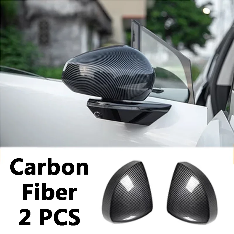 

For ZEEKR X 2025 2023 2024 Car ABS Side Mirror Caps Cover Car Rear View Side Glass Mirror Cover Frame Decoration Accessory