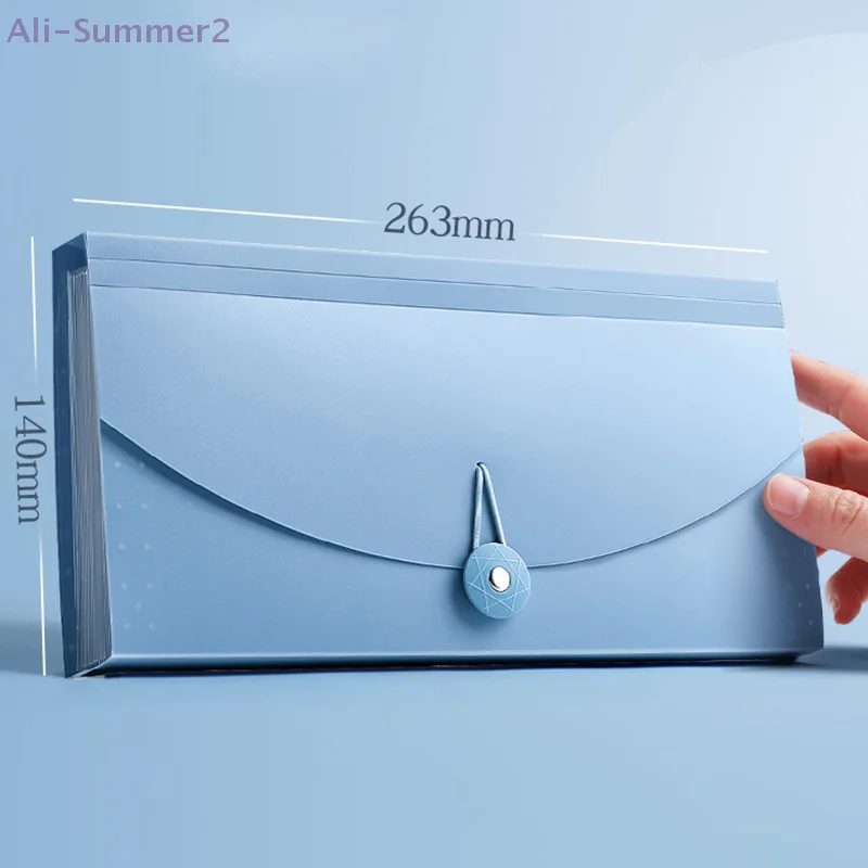 13 Pockets Expanding File Folder Accordion Document Organizer Check Receipts Bill Card Ticket Holder Expandable PP Wallet Case