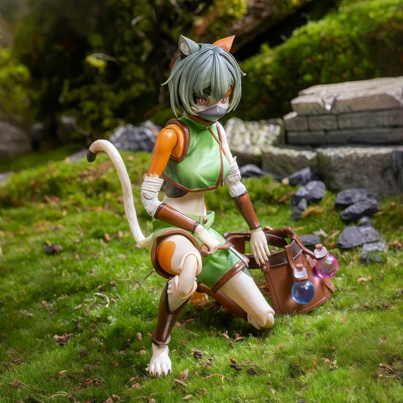 

Lado Toys 1/12 Adventure Team Three Flowered Cat Herbalist Tonia Anime Action Figure Charm Collectible Gift Series Ornaments