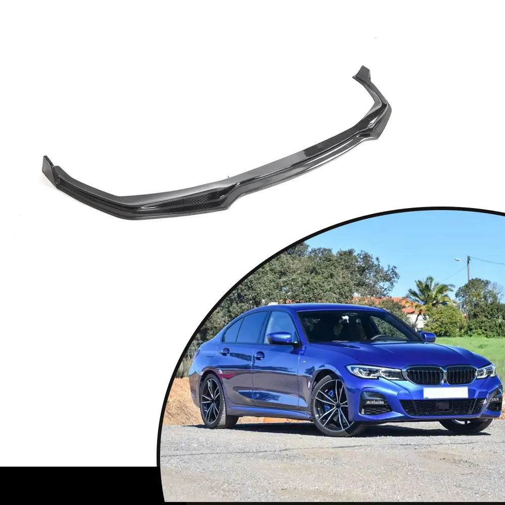 ATV&UTVFactory Wholesales Carbon  Fiber Front Bumper Lip for BMW 3 Series G20 2019-2022 M340i 330i