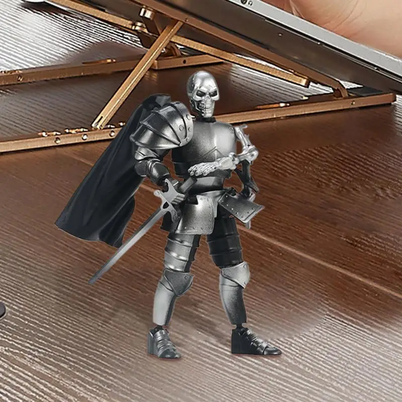 Scheletro Action Figure Giocattoli Multi-articolazione Design accattivante Action Figure Figurine Modello Decorazione del desktop per la camera da letto Soggiorno