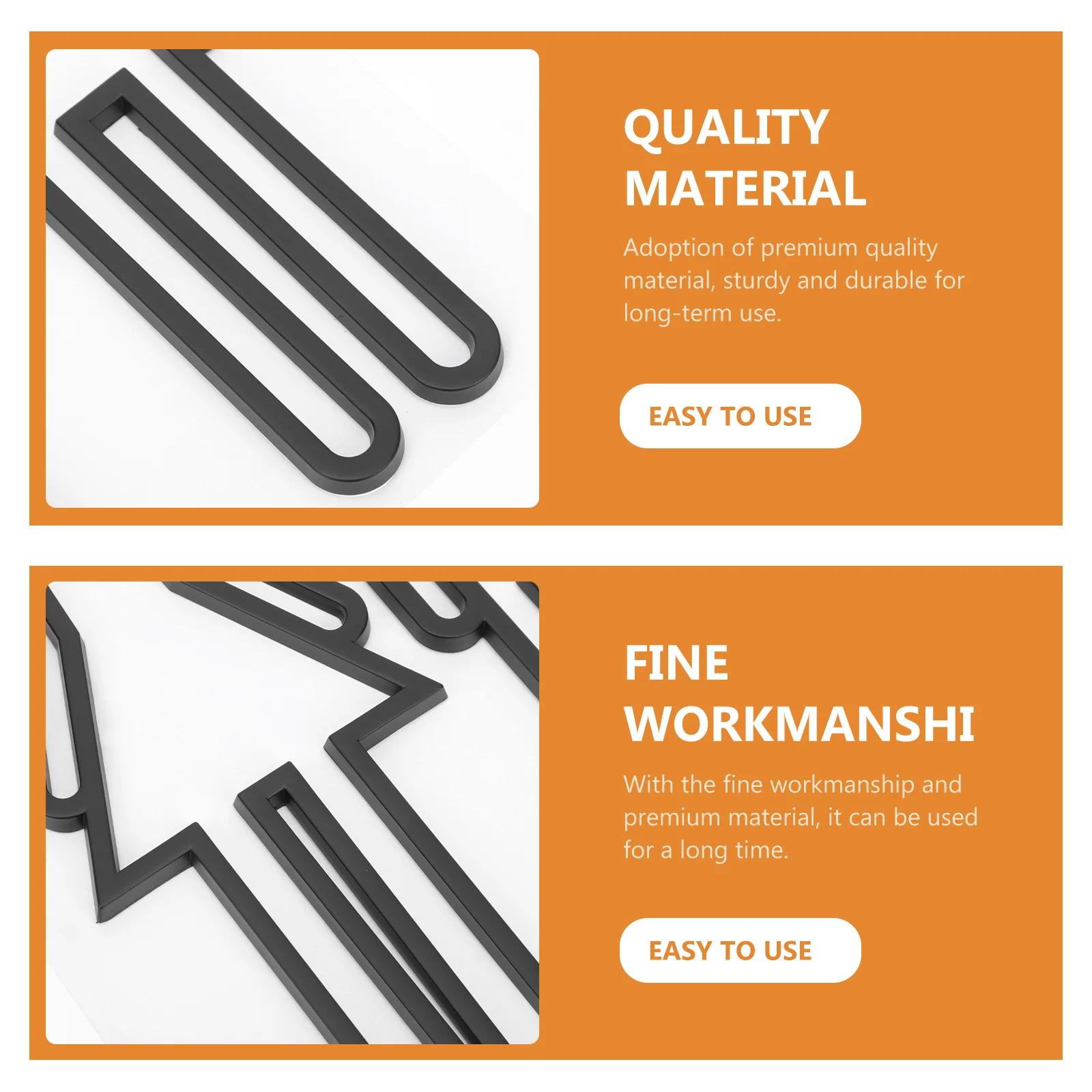 

Toilet Sign Plate Bathroom Label Lavatory Identification Girl Restroom Signs Decorative Plaque Metal Look Durable Use Clear