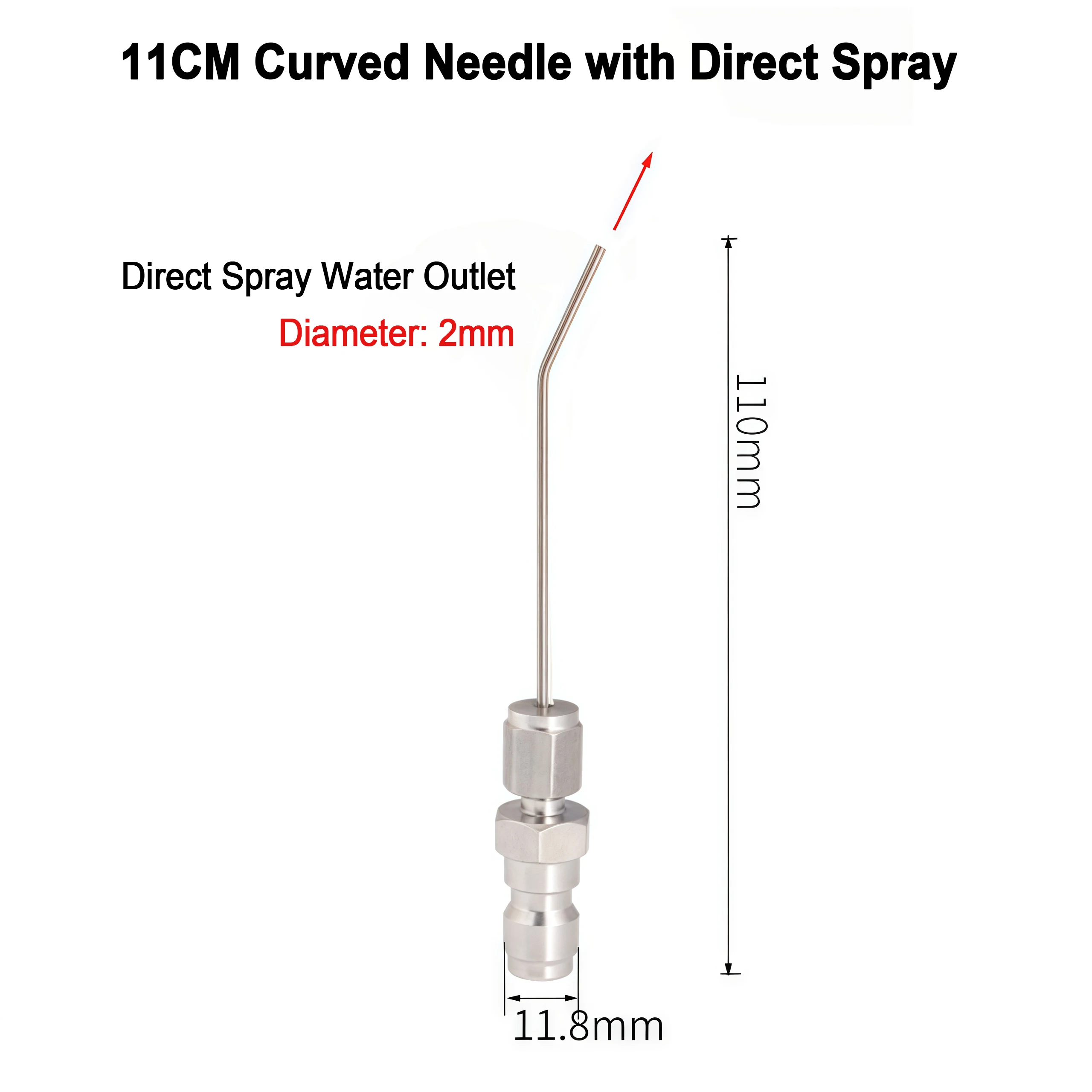 Hochdruck-Reinigungsnadeldüse – 2,0 mm gerader/seitiger Düse für Warmwasserbereitungstanks und Reinigungswerkzeug für AC-Einheiten – Detail 9