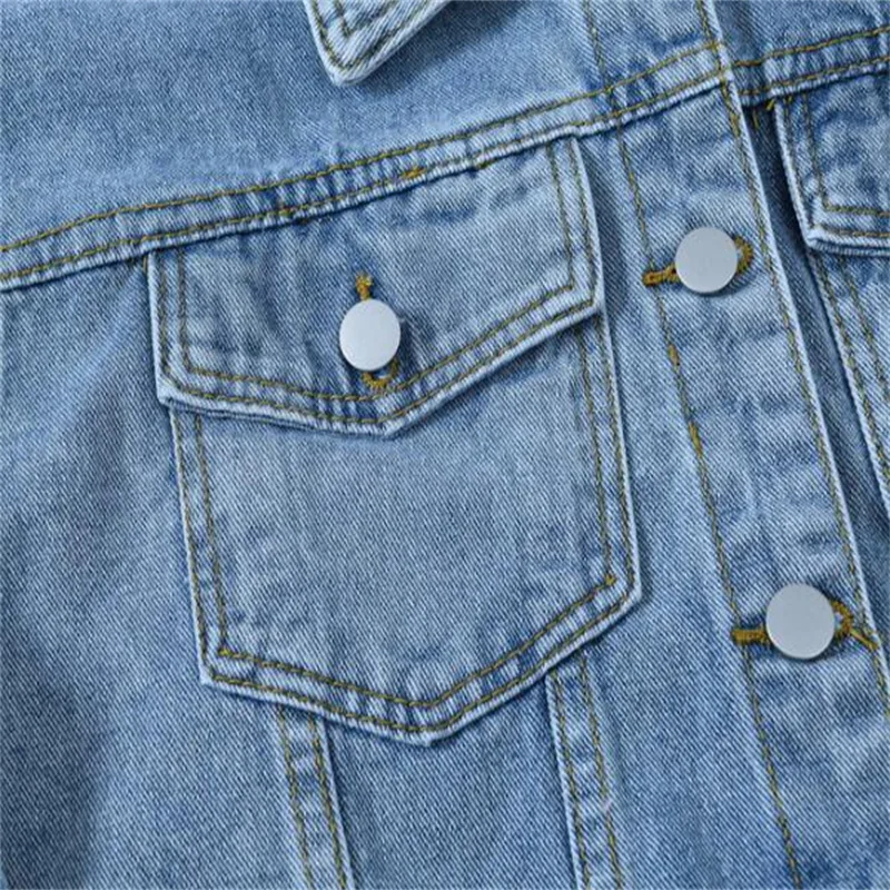 Jaket Jeans Wanita 2022 Mantel Musim Semi Baru Antik Longgar Jaket Denim Pakaian Luar Musim Gugur Chic Jaket Wanita S-5XL