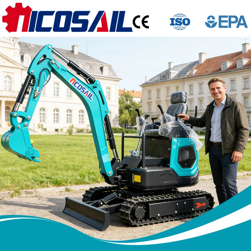 

Custom 1.8 Ton Mini Excavator For Small Business Wide Application Excavator For Drainage & Foundation Work