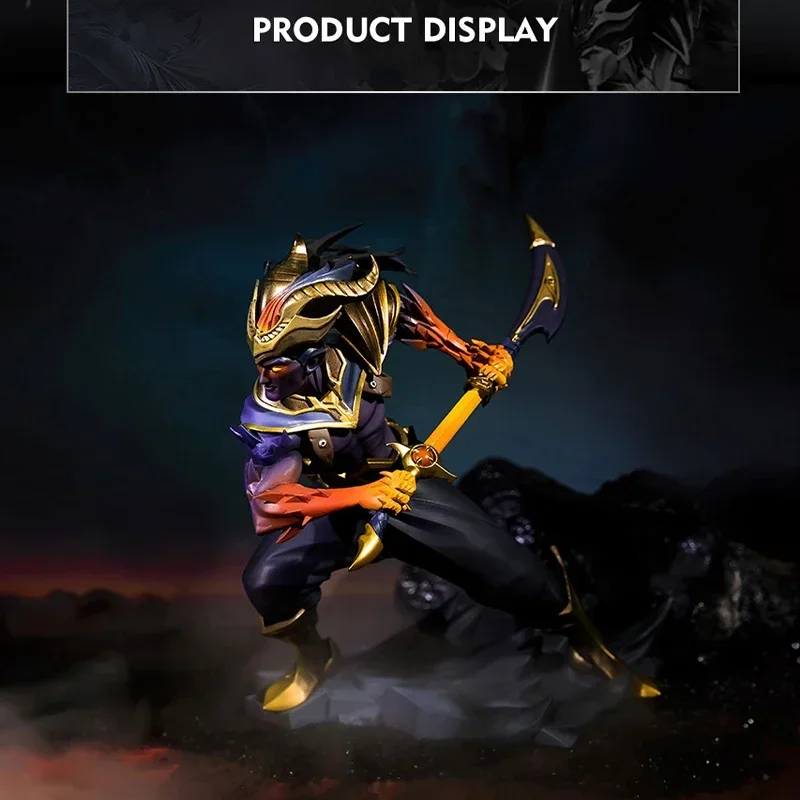 In Stock Genuine Original League of Legends Night Messenger The Unforgiven Yasuo Action Anime Figure Collectible Doll Ornament