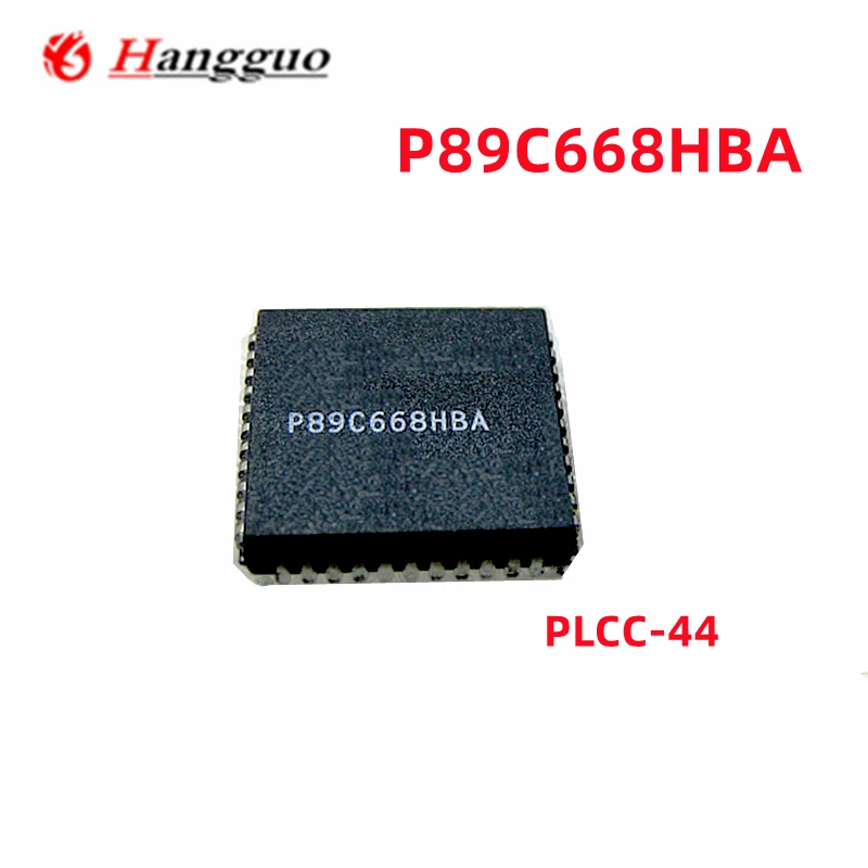 2Pcs/Lot Original P89C668HBA P89C668 PLCC-44 IC Chip  Best quality