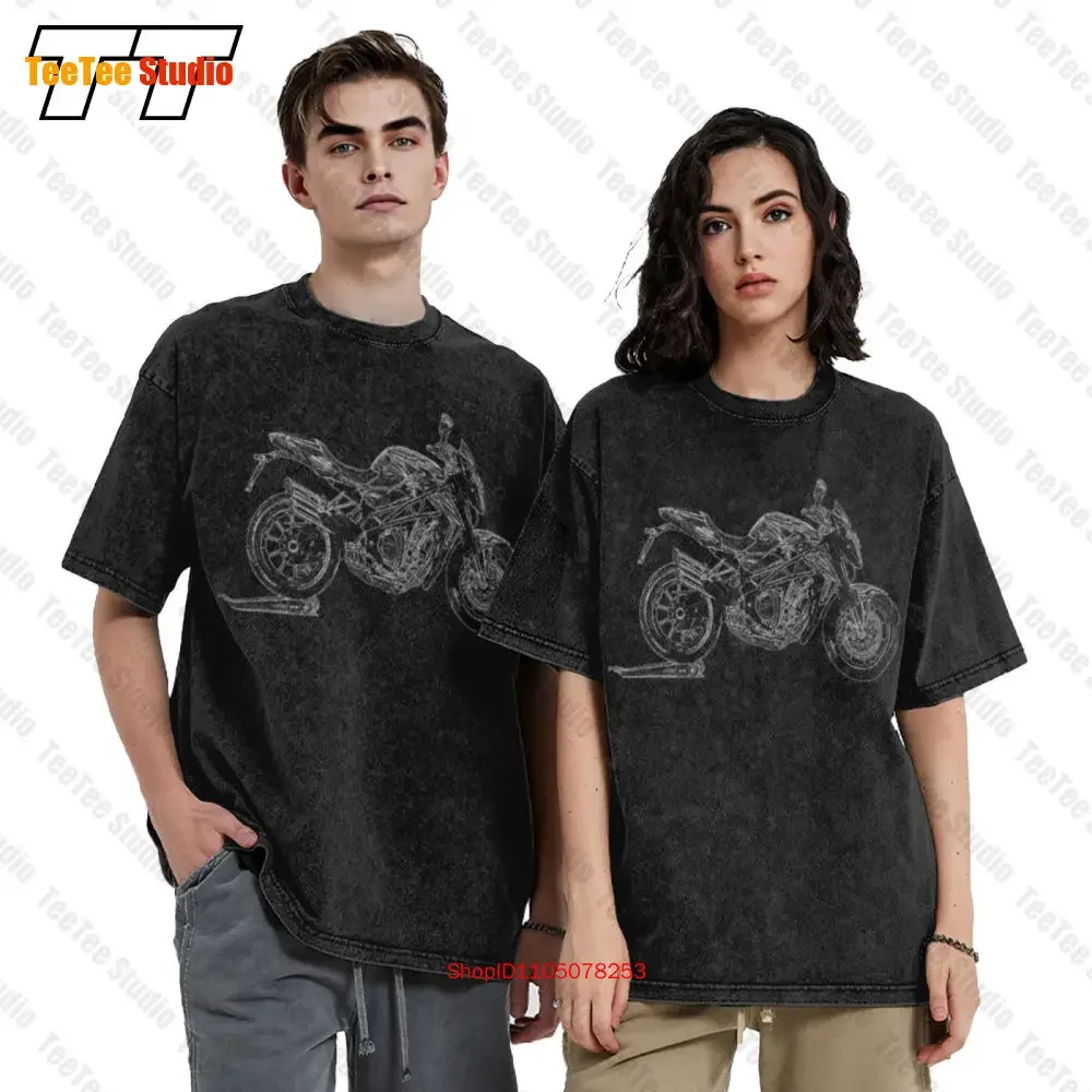 Mv Agusta Brutale 1090 2016 Inspired Motorcycle Vintage Oversized T-Shirt 32I7