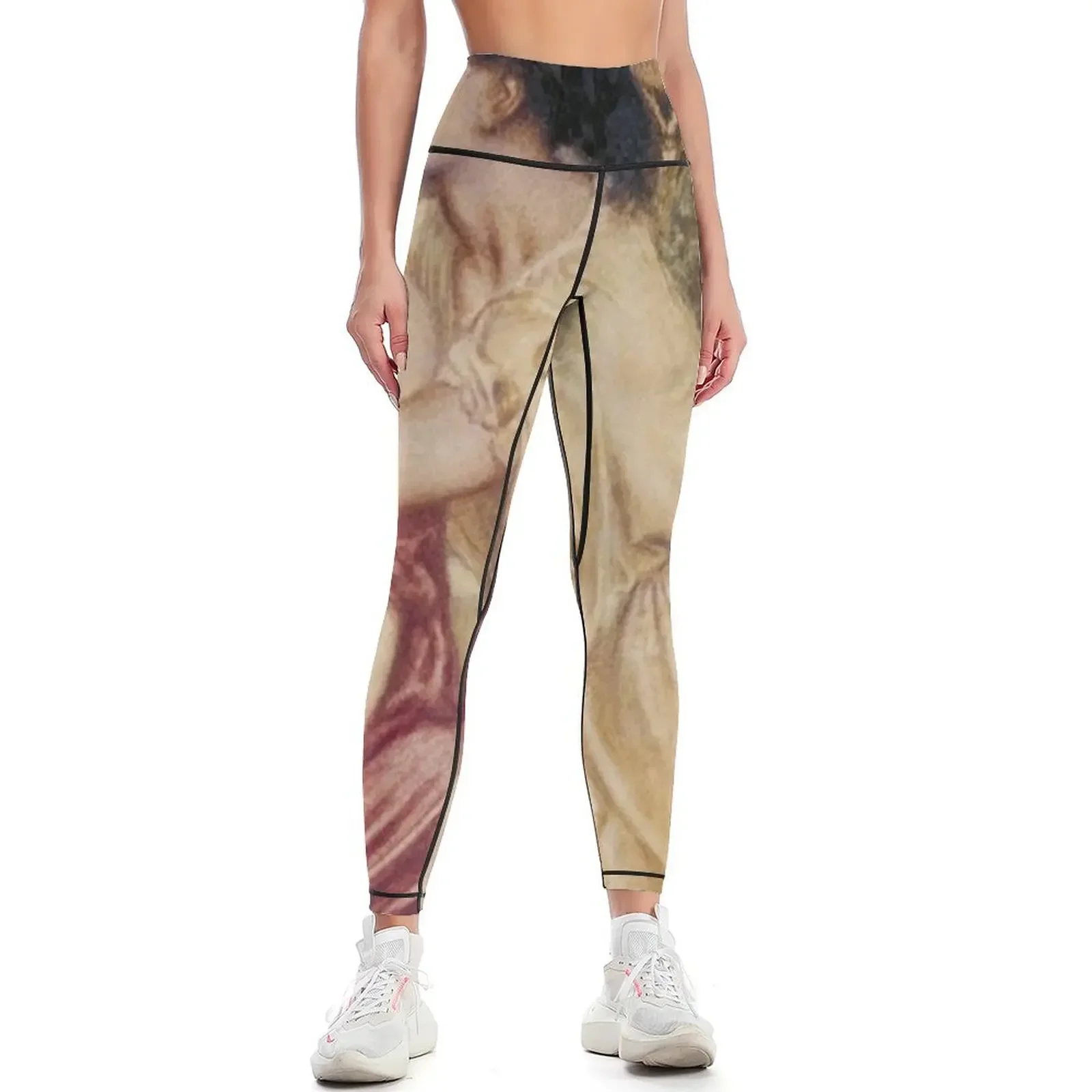 

Sappho and Erinna in a Garden at Mytilene -Simeon Solomon - 1864 Leggings for physical Golf wear Womens Leggings