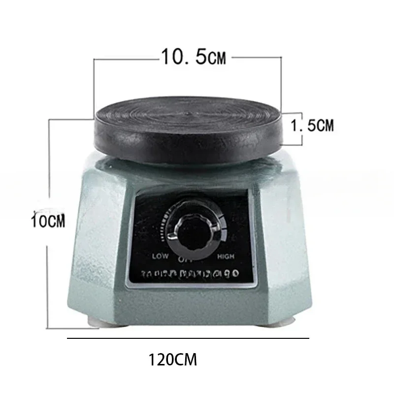 4 ''Dental Plaster Vibrator, Round Plate, Small Gypsum, Variable Intensity Shaker, Adjust Speed, Vibration Equipment